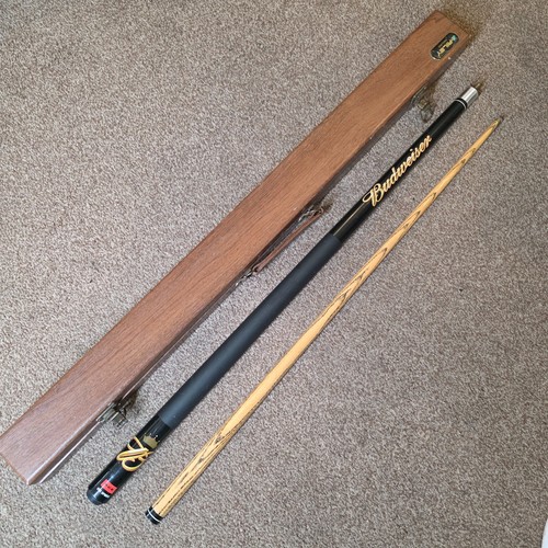 Vintage budweiser snooker cue - budweiser,